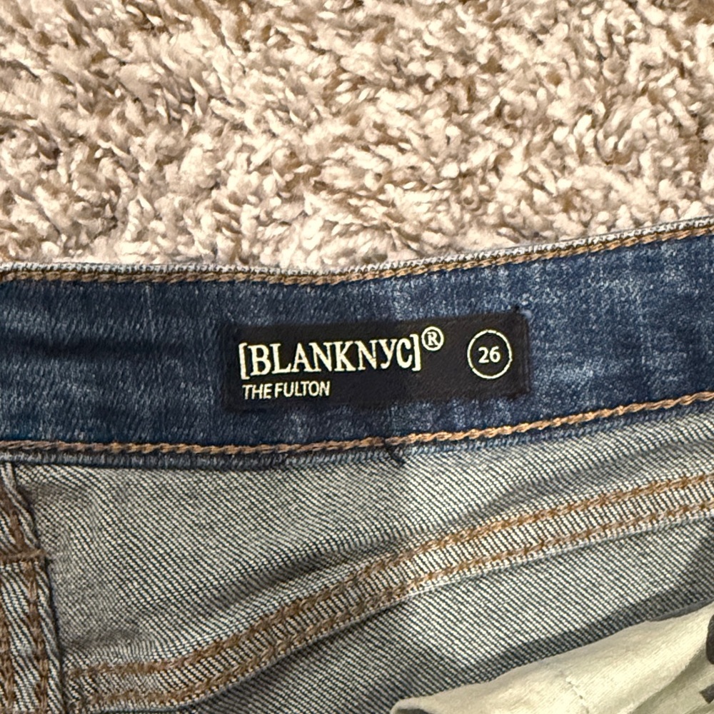 WORN ONCE! Distressed Denim Women Jean Shorts - Picture 2 of 3